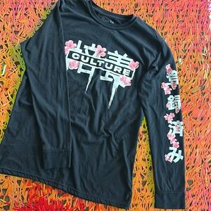 RGSTR Black Long Sleeve shirt with graphic